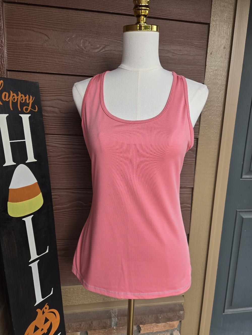 TELALEO Pink Racerback Athletic Tank Top – Women’s Size Medium